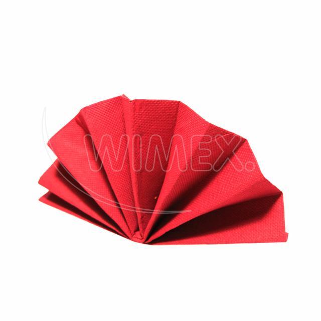 Serviette DekoStar rot 40 x 40 cm - 40 Stück