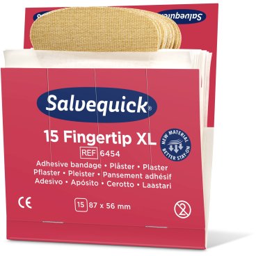 CEDERROTH Salvequick Nachfüllpackung, Fingerkuppen-Pflaster