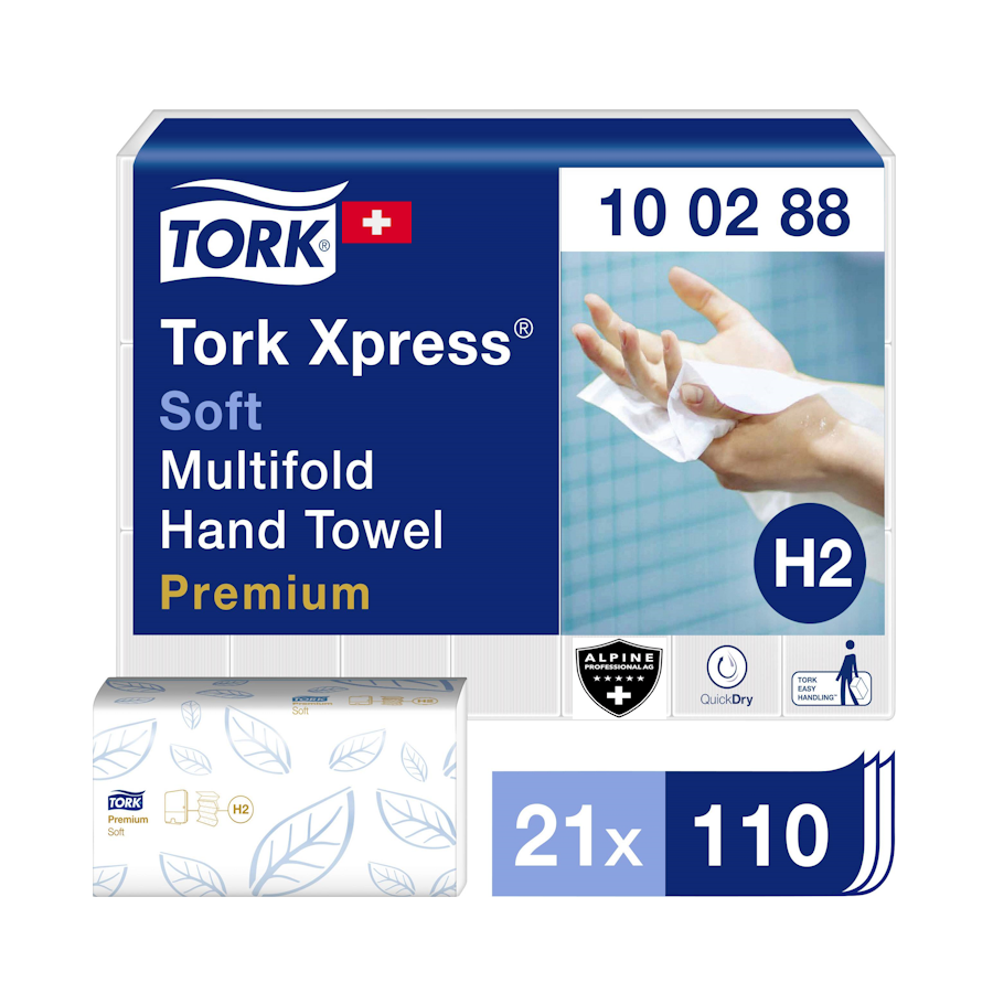TORK-100288 Xpress weiches Multifold Handtuch - H2 (Ersatz 100888)