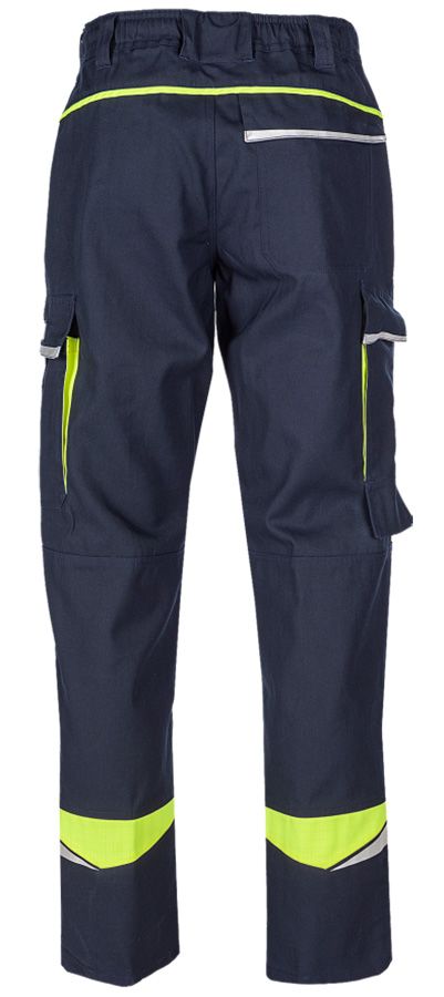 Multinorm-Bundhose SIOEN BARCUS, dunkelblau/leuchtgelb - Grösse 56