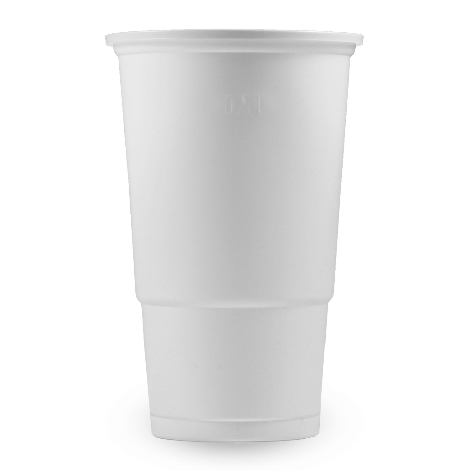 Trinkbecher PP weiss Ø 95 mm 0,5 l, Packung mit 10 Stück