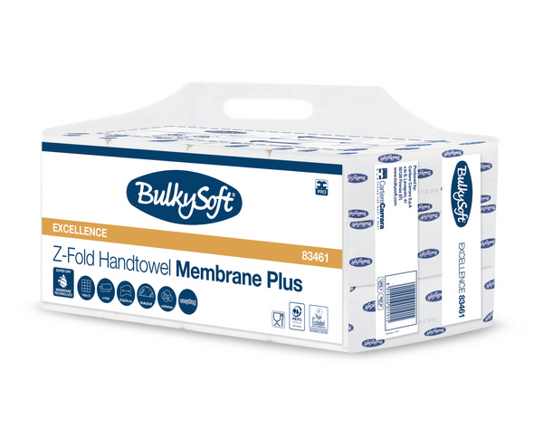Faltpapier BulkySoft 83461 Membrane Plust Z-Falz 3-lagig