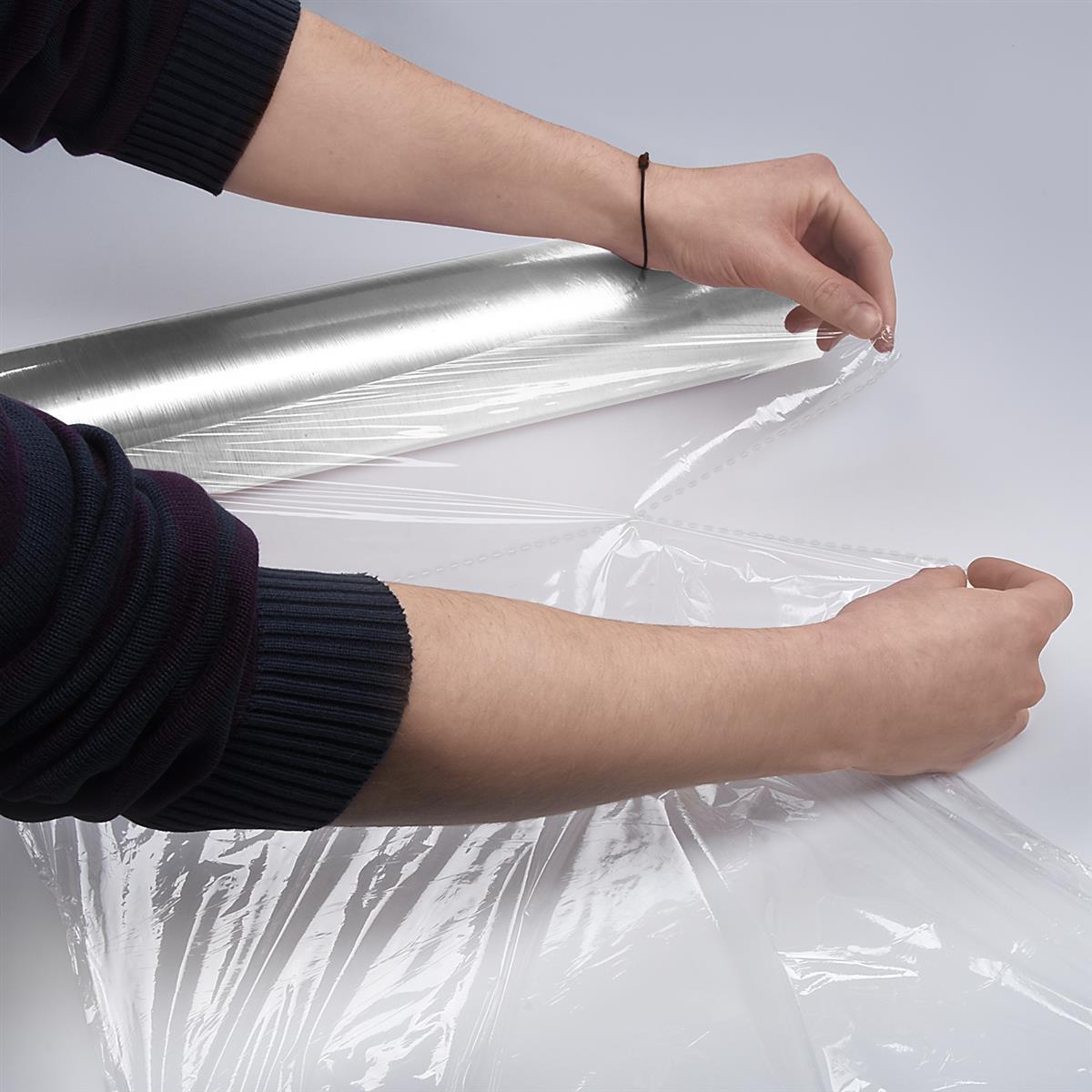 Frischhaltefolie (PE) perforiert 9µm 44x44cm x 500m einzeln verpackt - 1 Stück