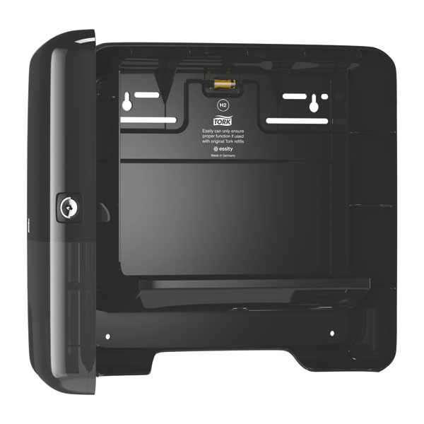552108 - Tork Xpress Mini Spender für Multifold Handtücher schwarz - H2 Mit TASP Vertrag