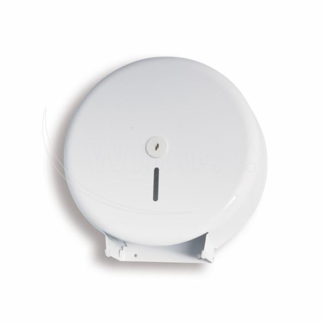 Jumbo Toilettenpapier Spender aus Metall weiss 28cm