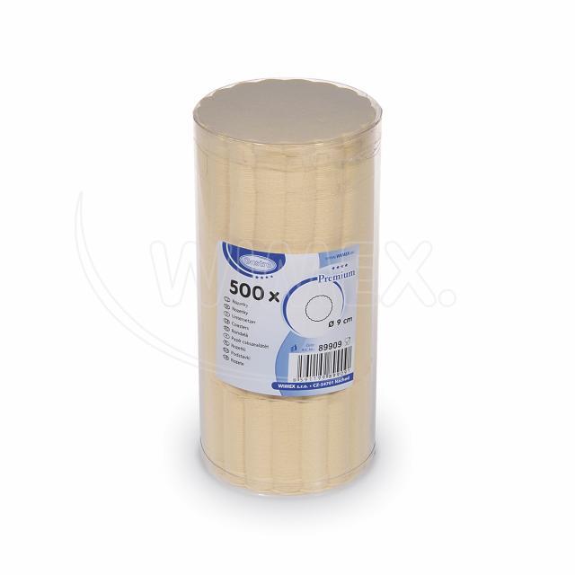 Untersetzer (PAP-Airlaid) PREMIUM champagner 9cm - 500 Stück