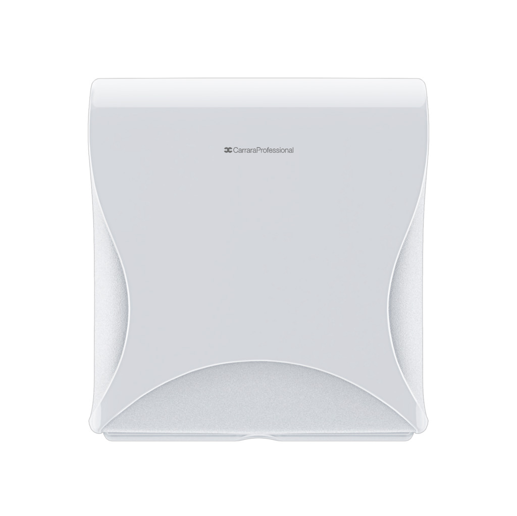 Spender für Toilettenpapier für 2x Einzelblatt,weiss, Essentia, 30.7x28.2x13.6cm