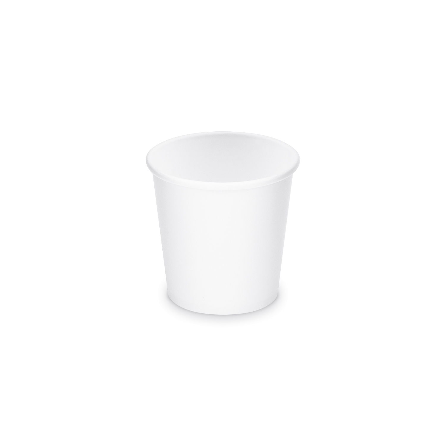 Pappbecher weiß 62mm 110ml XS: 0,08L,4oz - 50 Stück