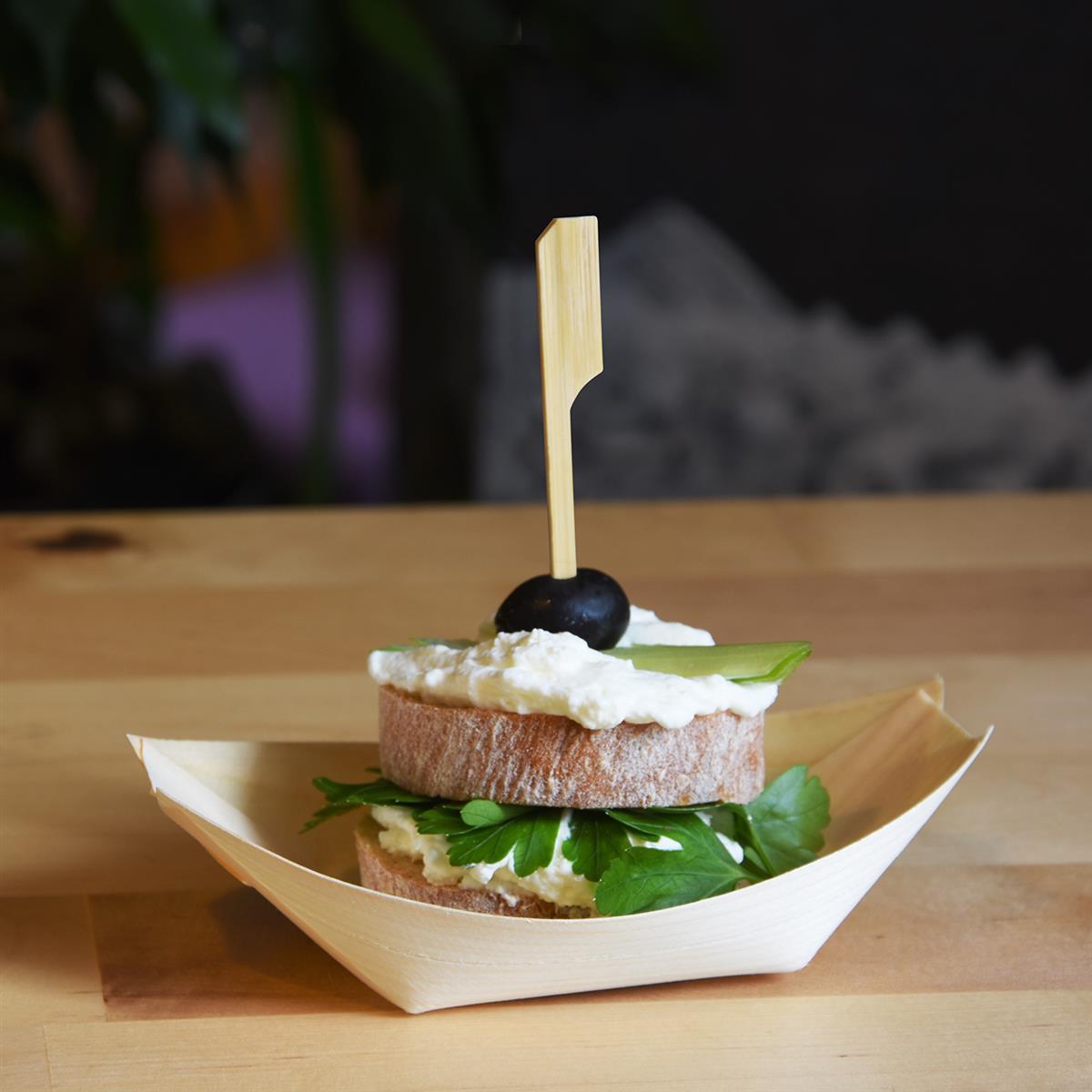 Fingerfood-Spieß aus Bambus (FSC 100%) 9cm - 250 Stück