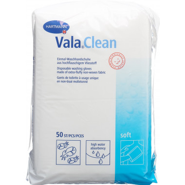 Vala Soft Einmal Waschhandschuh 15.5x22.5cm