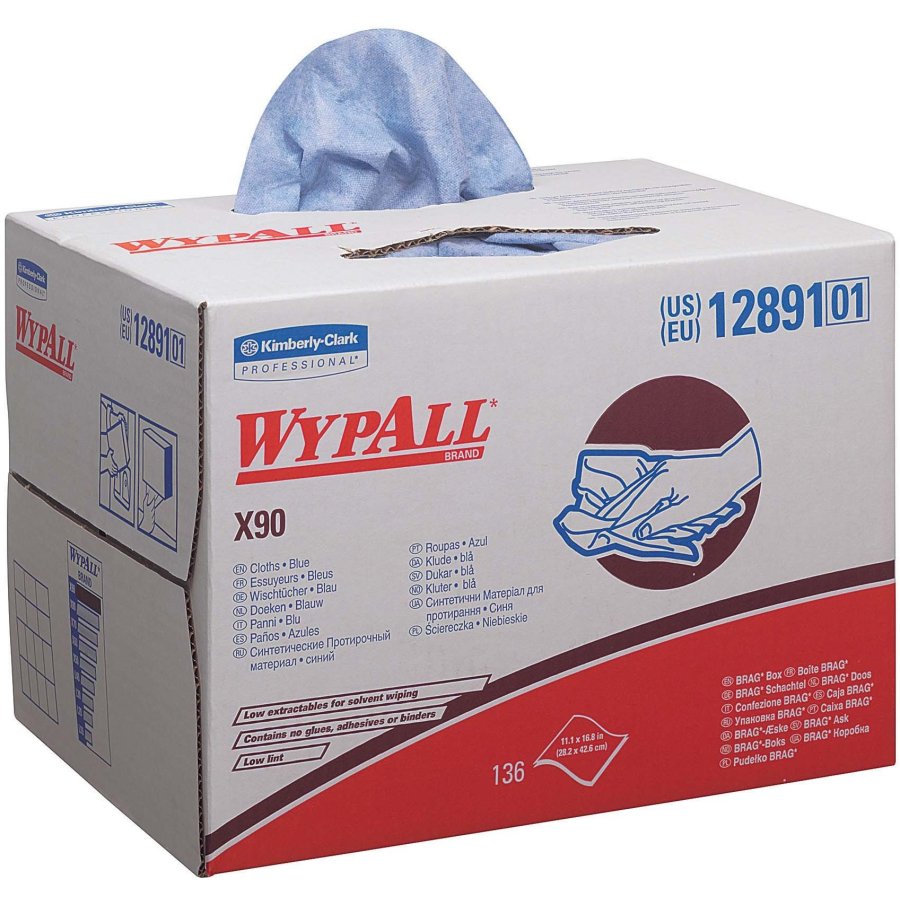 Wischtücher Kimberly-Clark 12891 Wypall Brag Box - X90