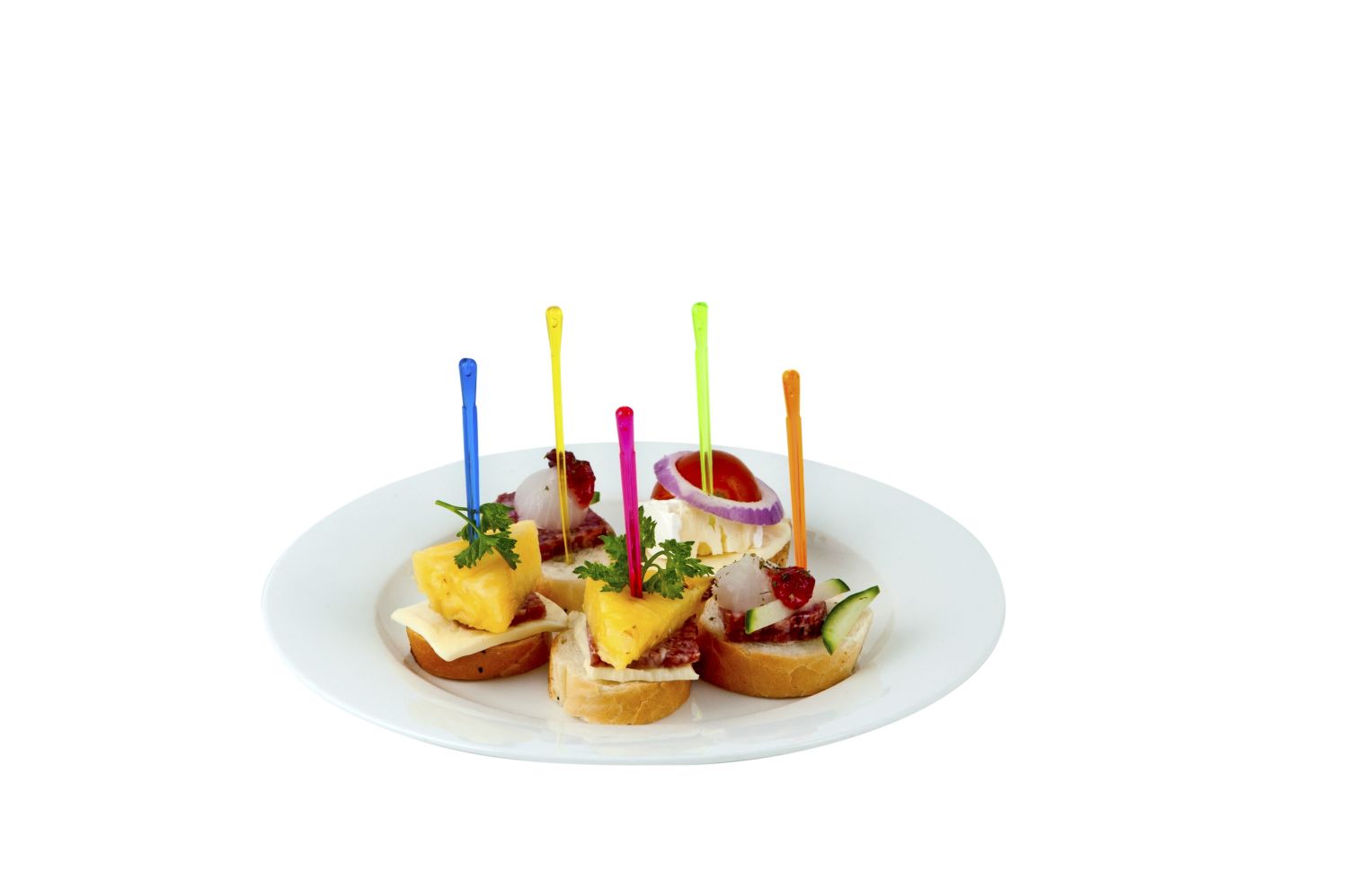 Kunststoff-Picker (PS) Party 9cm - 50 Stück