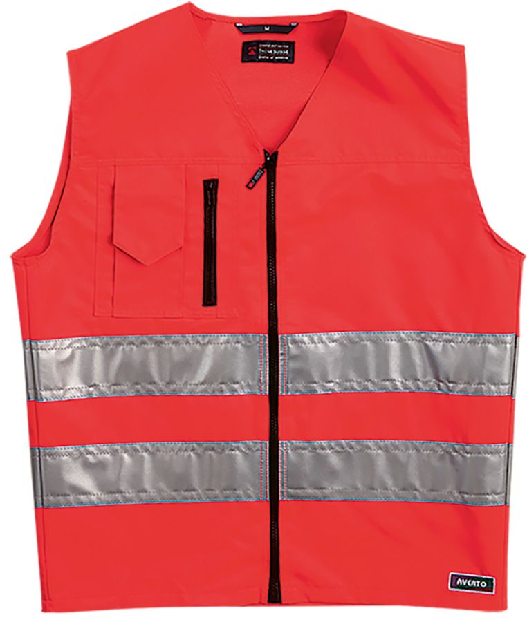 Warnweste AVERTO, leuchtrot