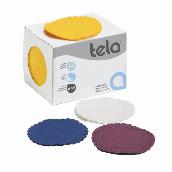 Tela Gläserunterlagen