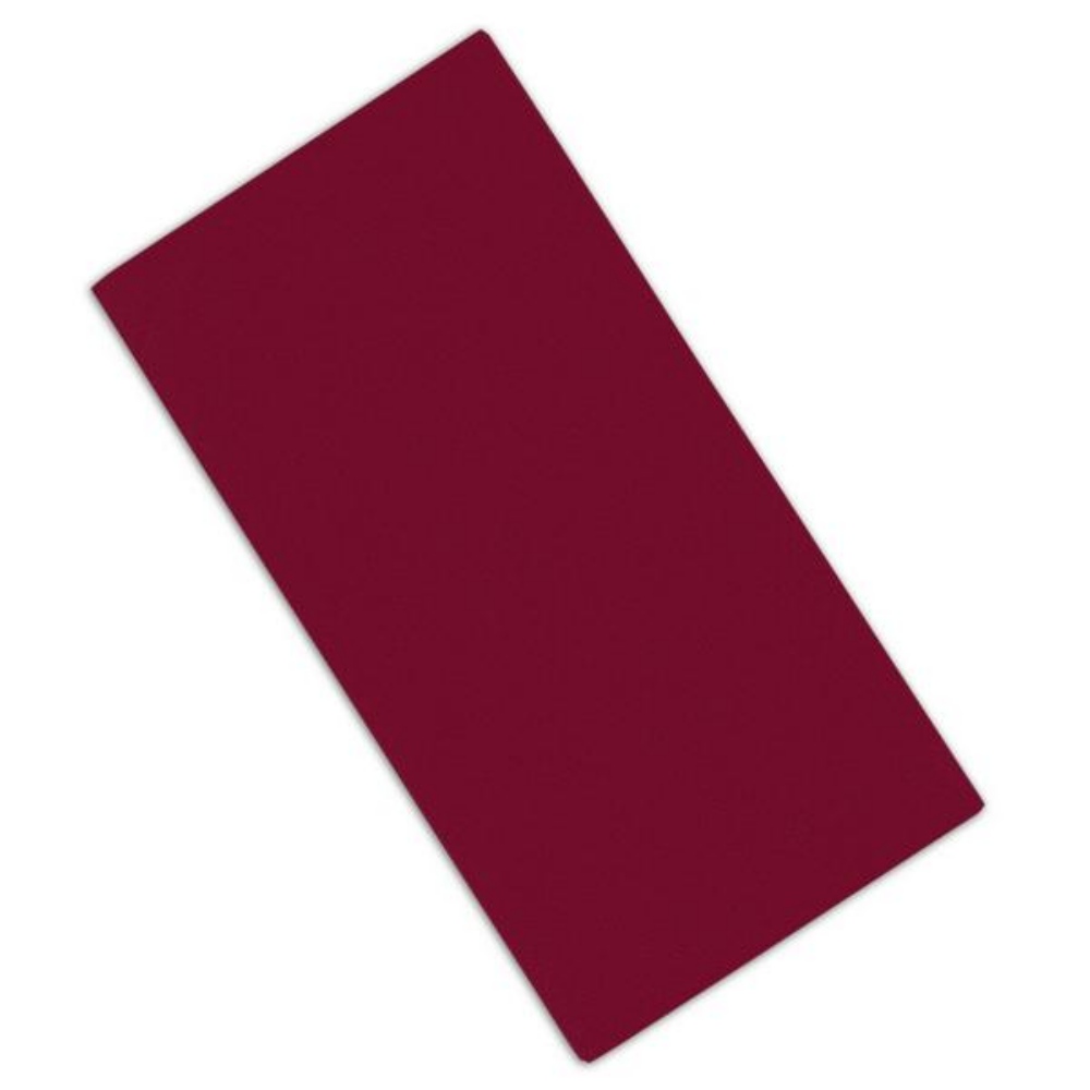 Servietten Fiesta 33 × 33 cm, 2-lagig, 1/8-Falzung, bordeaux 1200 Kartons