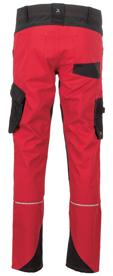 Herren-Bundhose PLANAM NORIT, rot/schwarz