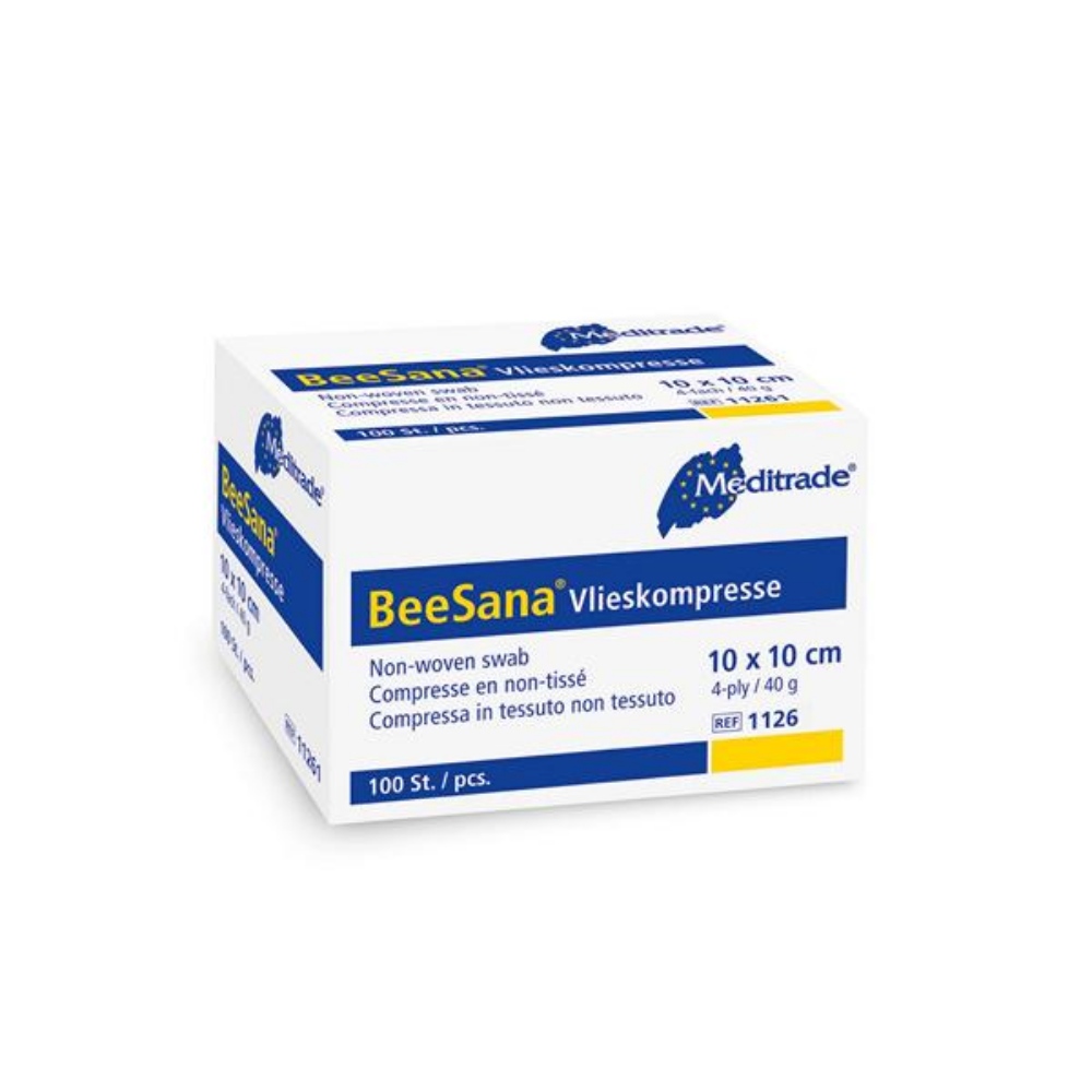 Kompressen 40g/m2 4-fach unsteril weiss 10 x 10 cm 100 Stück