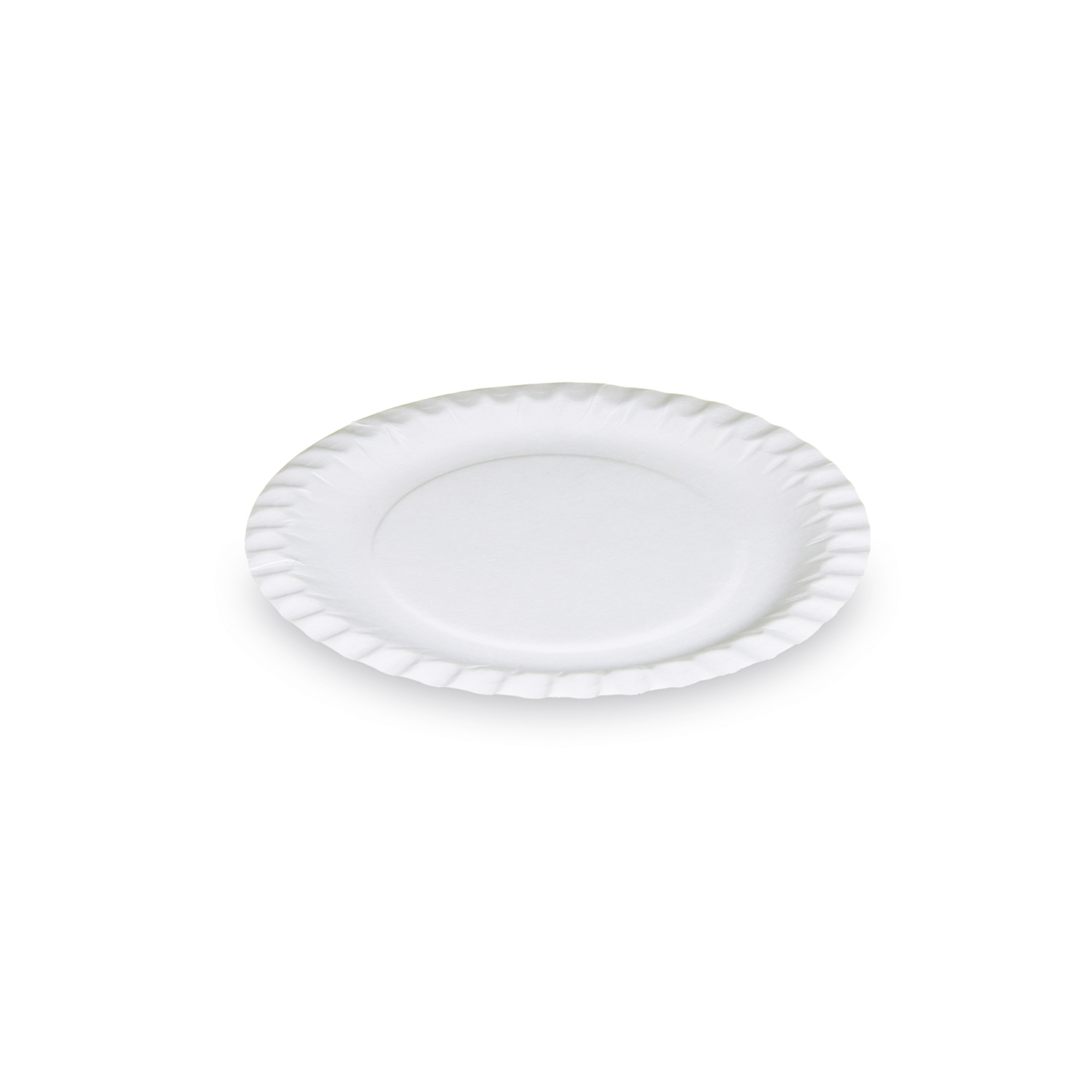 Pappteller weiß 18cm RECY - 100 Stück