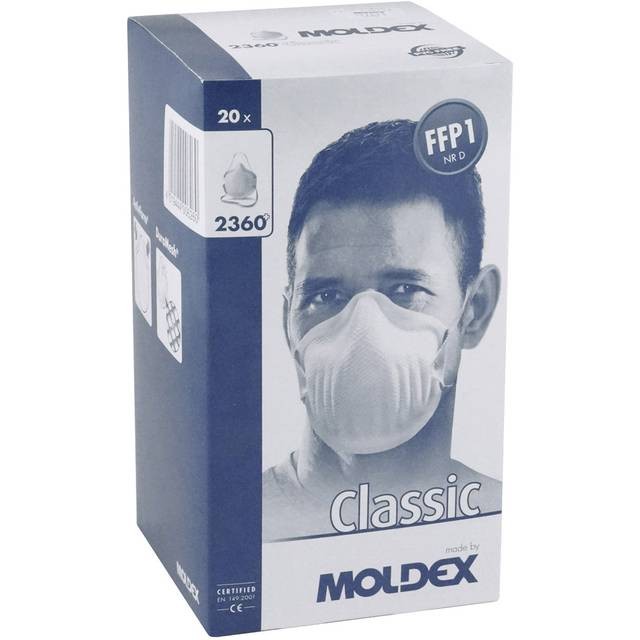 Moldex 2360 Atemschutzmaske FFP1 NR D Klassiker - 20 Stück pro Box