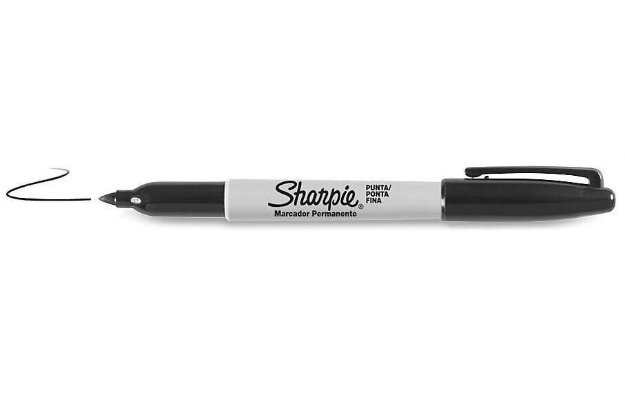 Permanent Marker Fine 1mm schwarz SHARPIE S0810930
