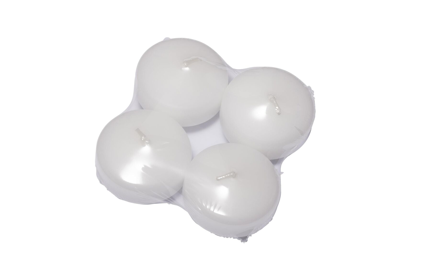 Herzog Kerzen AG Schwimmkerze Linsen Ø 5 cm, Weiss