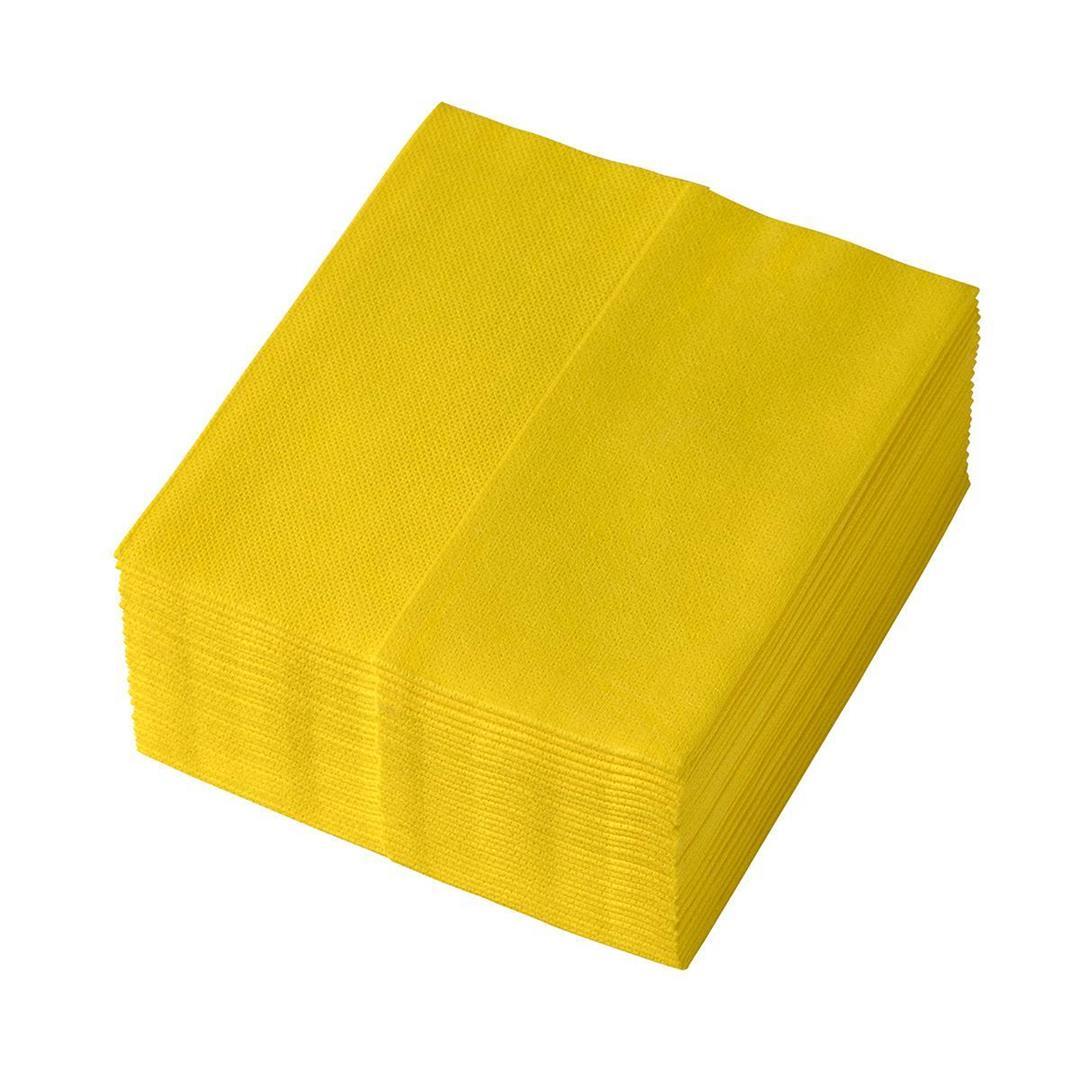 AlpineX® Viscosevliestuch in Dispenserbag 8 x 50 Tücher im Karton Gelb