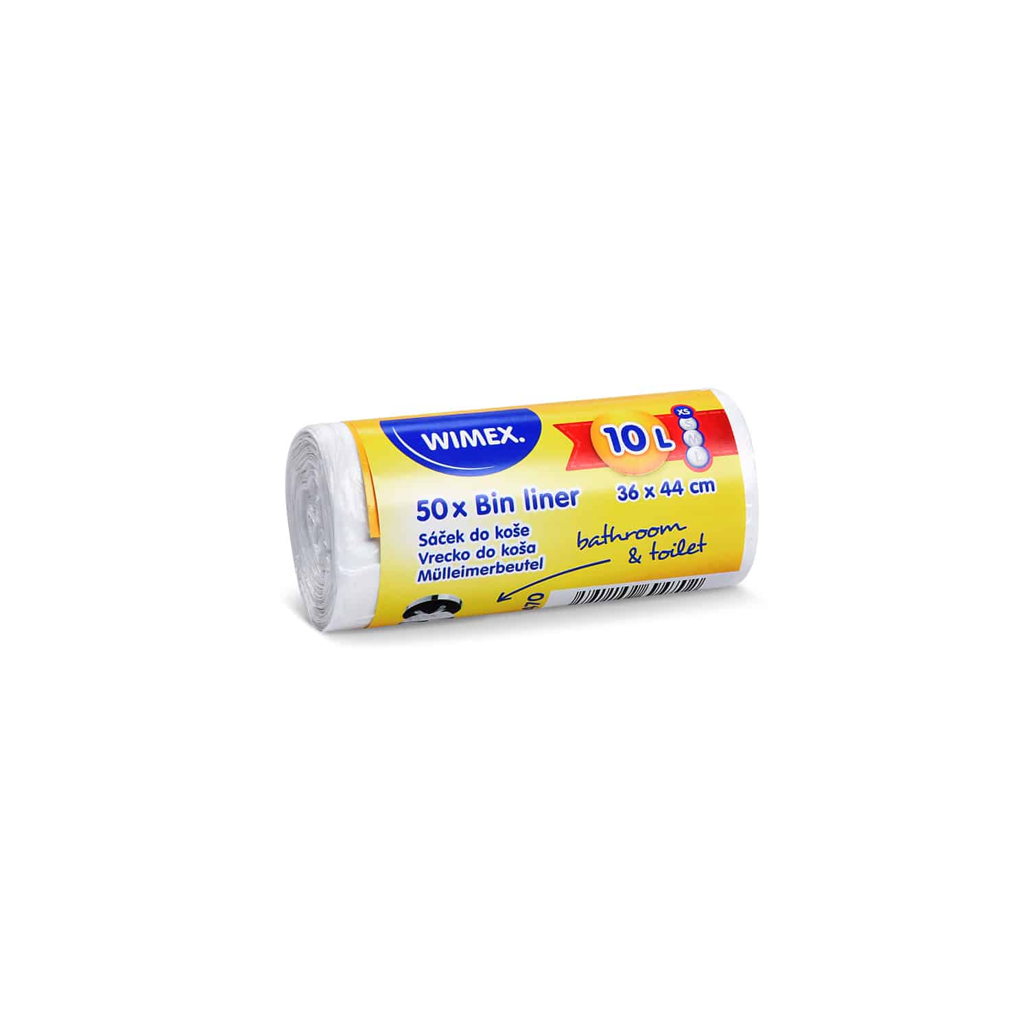 Mülleimerbeutel HDPE 36 x 44 cm 10 L für Reinigung, Betrieb und Entsorgung, Packung mit 50 Stück