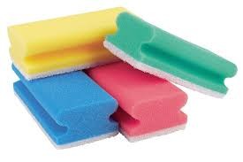 AlpineX® Padschwämme BLAU 95x70x45mm - Pack à 10 Stück