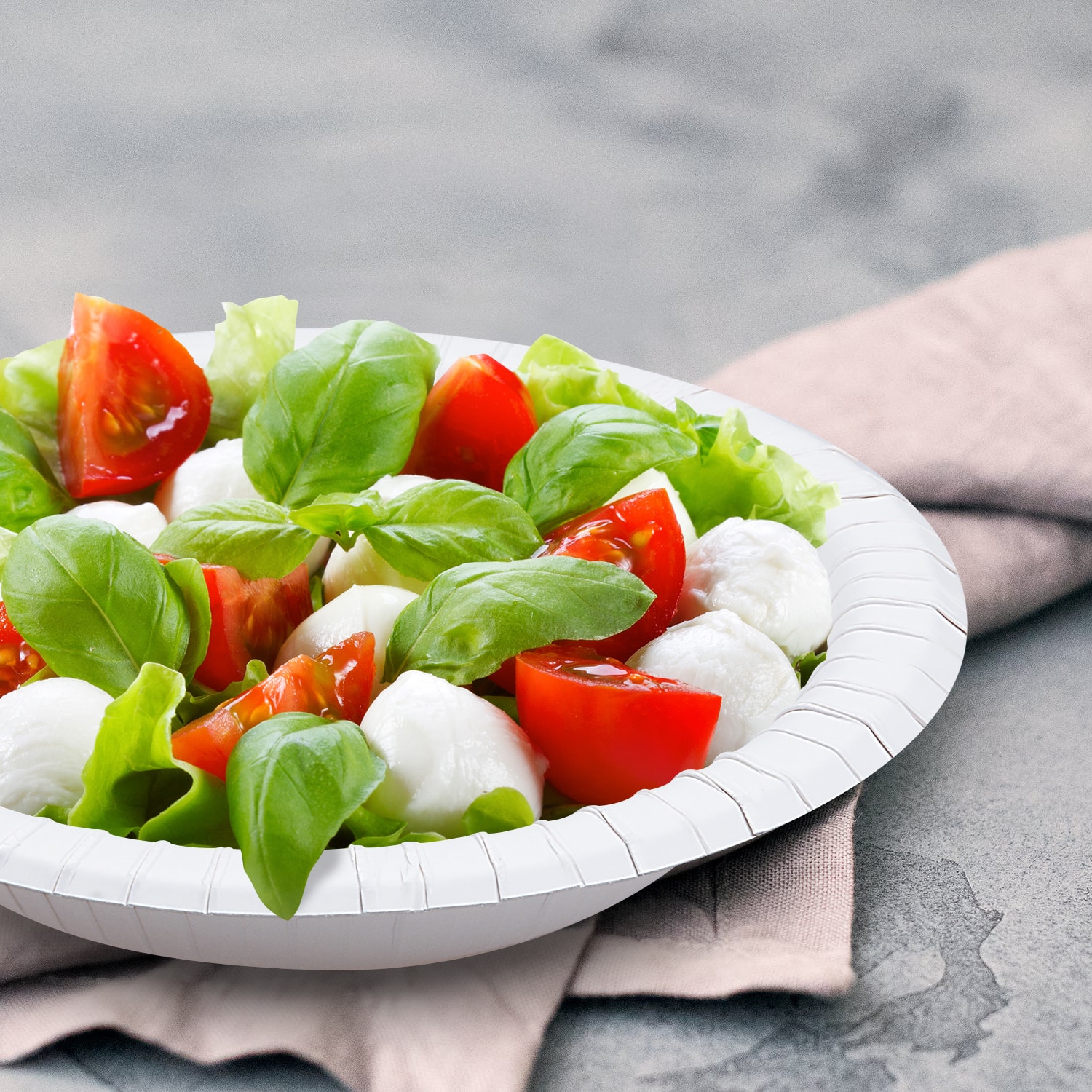 Pappschale (FSC Mix) weiß 20cm 480ml - 50 Stück