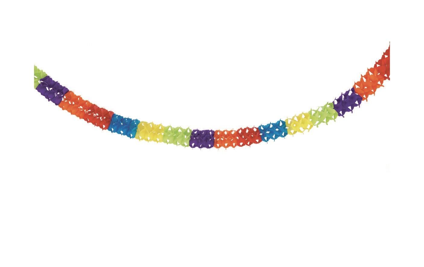PAPSTAR Girlande, aus Papier, Länge: 4 m
