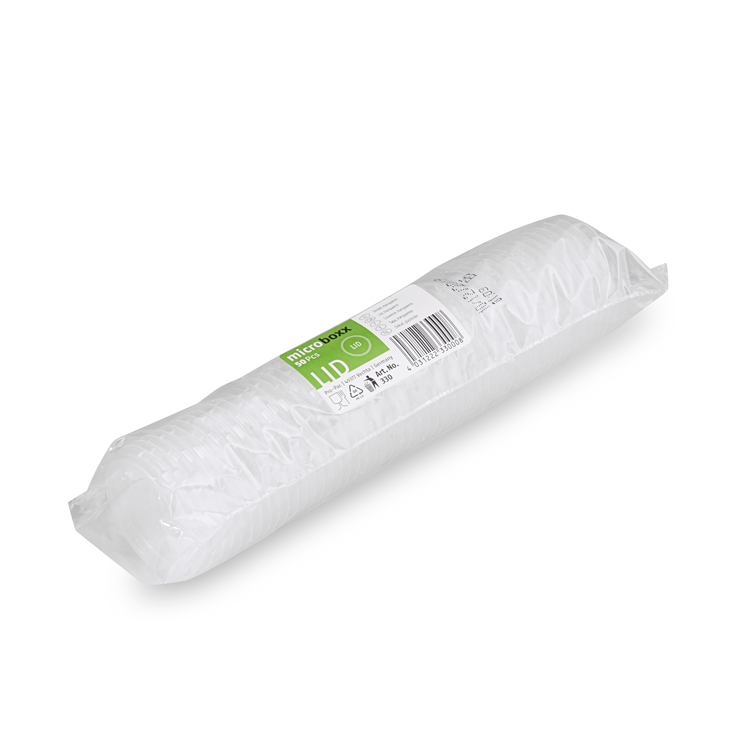 Deckel klar für Dressingbecher  46 mm - 50 Stück