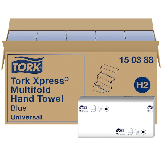 TORK-150388 Xpress blaues Multifold Handtuch - H2