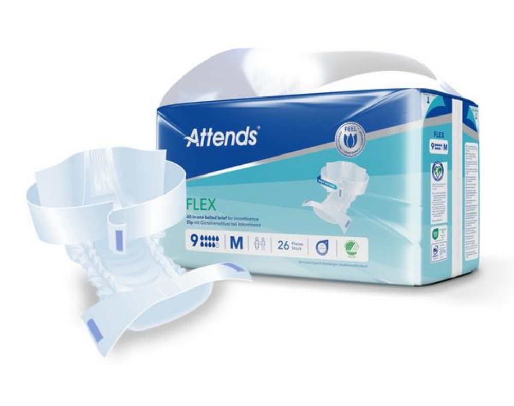 ATTENDS Flex Saugleistung: 9, Grösse M, 75 - 105 cm 26 Stück