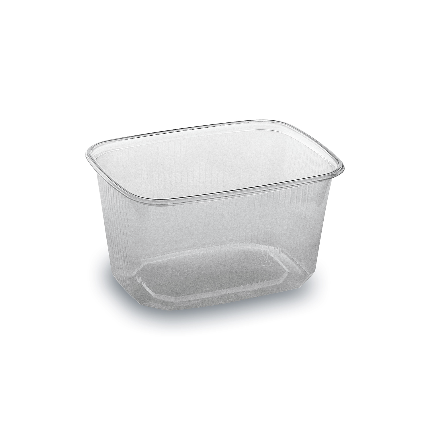 Rechteckbecher (PP) klar 108 x 81 mm 300ml - 100 Stück