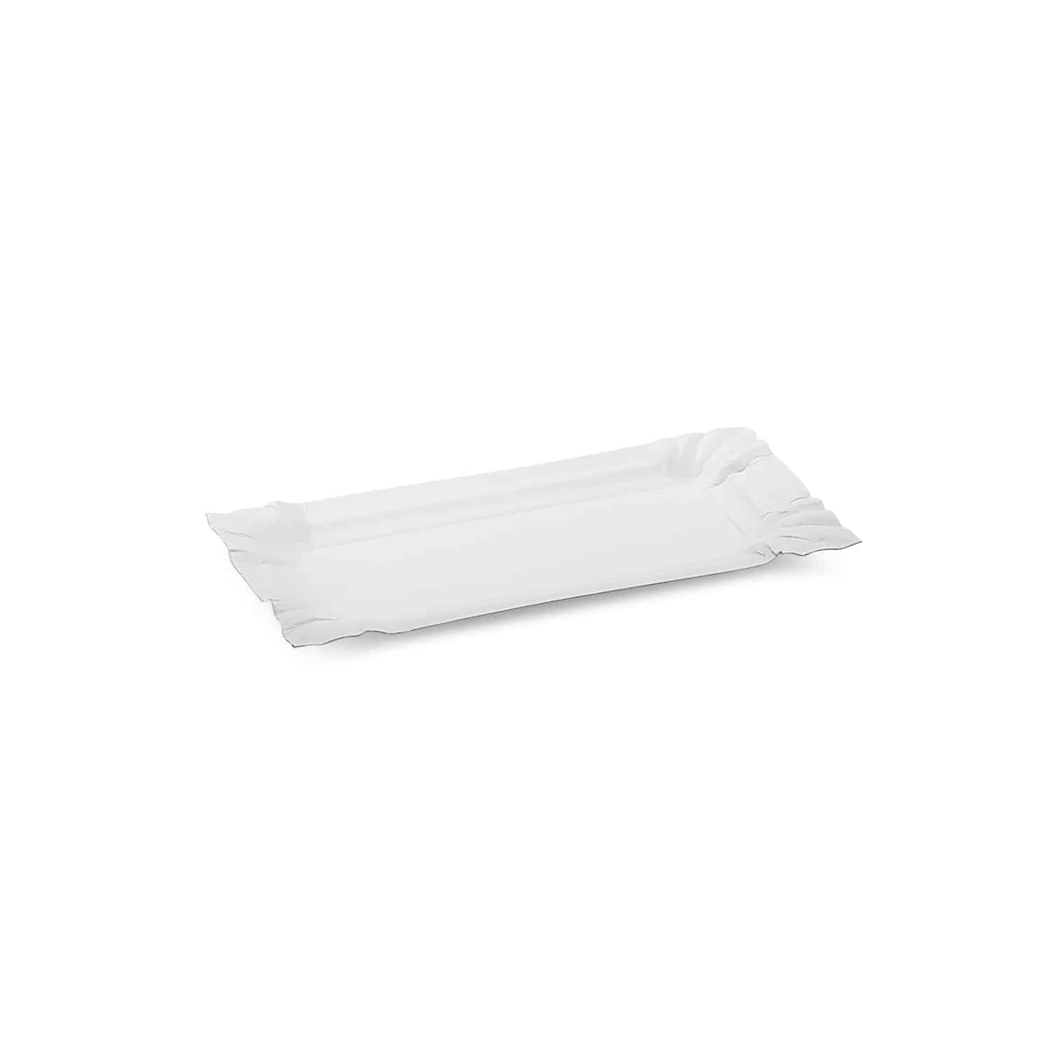 Pappteller weiß 7 x 14 cm - 250 Stück