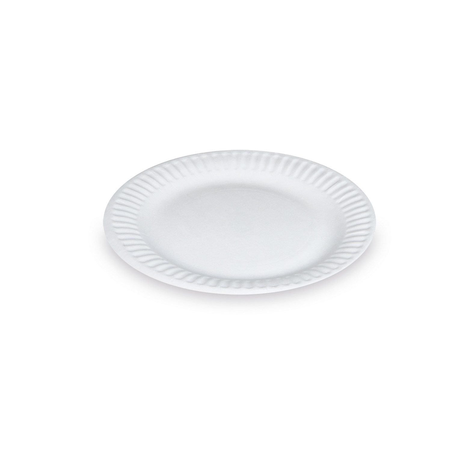 Pappteller weiß 15cm RECY - 100 Stück