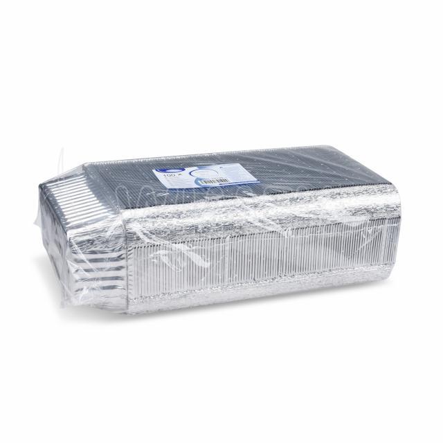 Schale (ALU) eckig 218 x 114 x 54 mm 900ml - 100 Stück