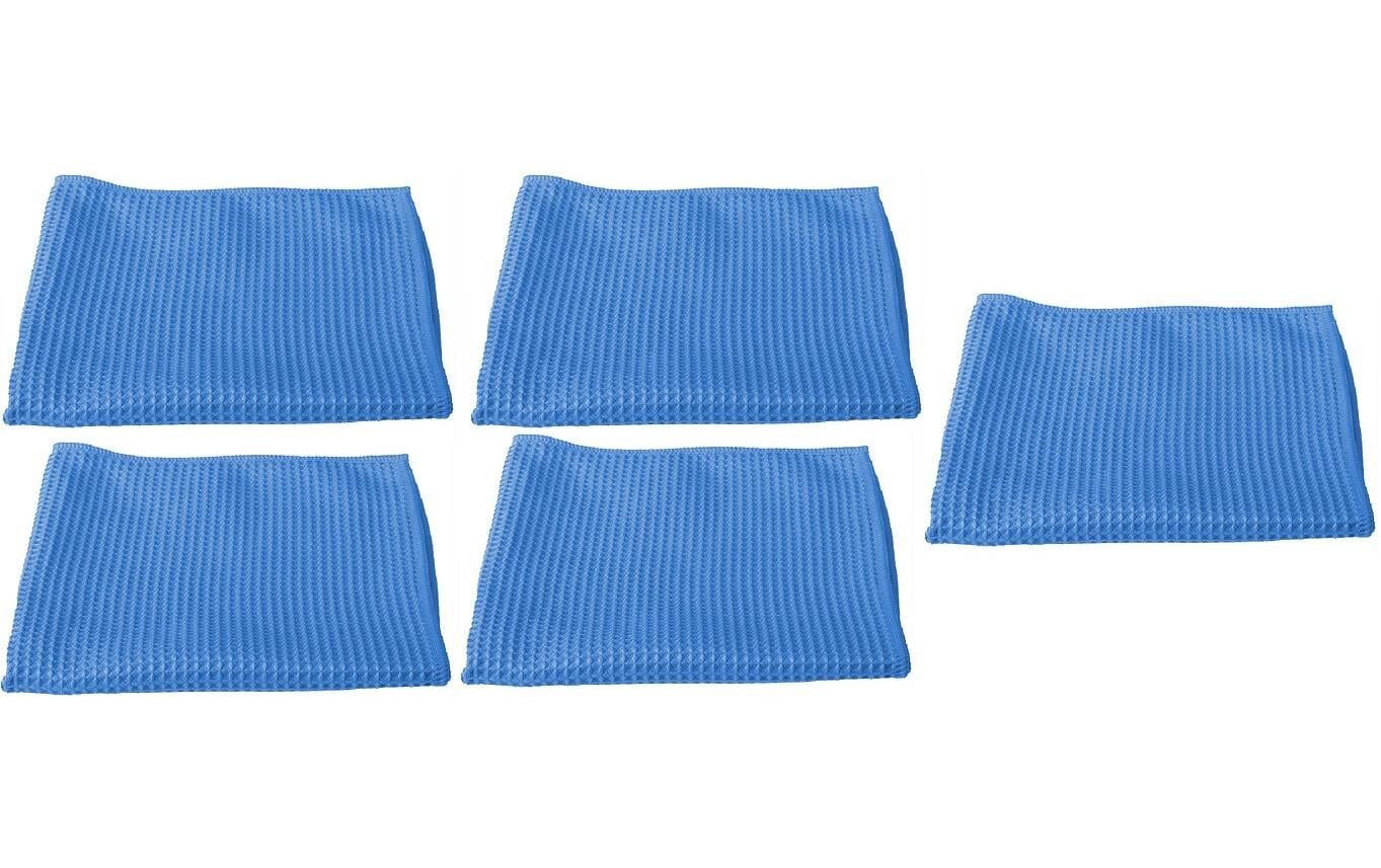 XXL Mikrofaser Waffeltuch "Honeycomb" - 1 Tuch Blau