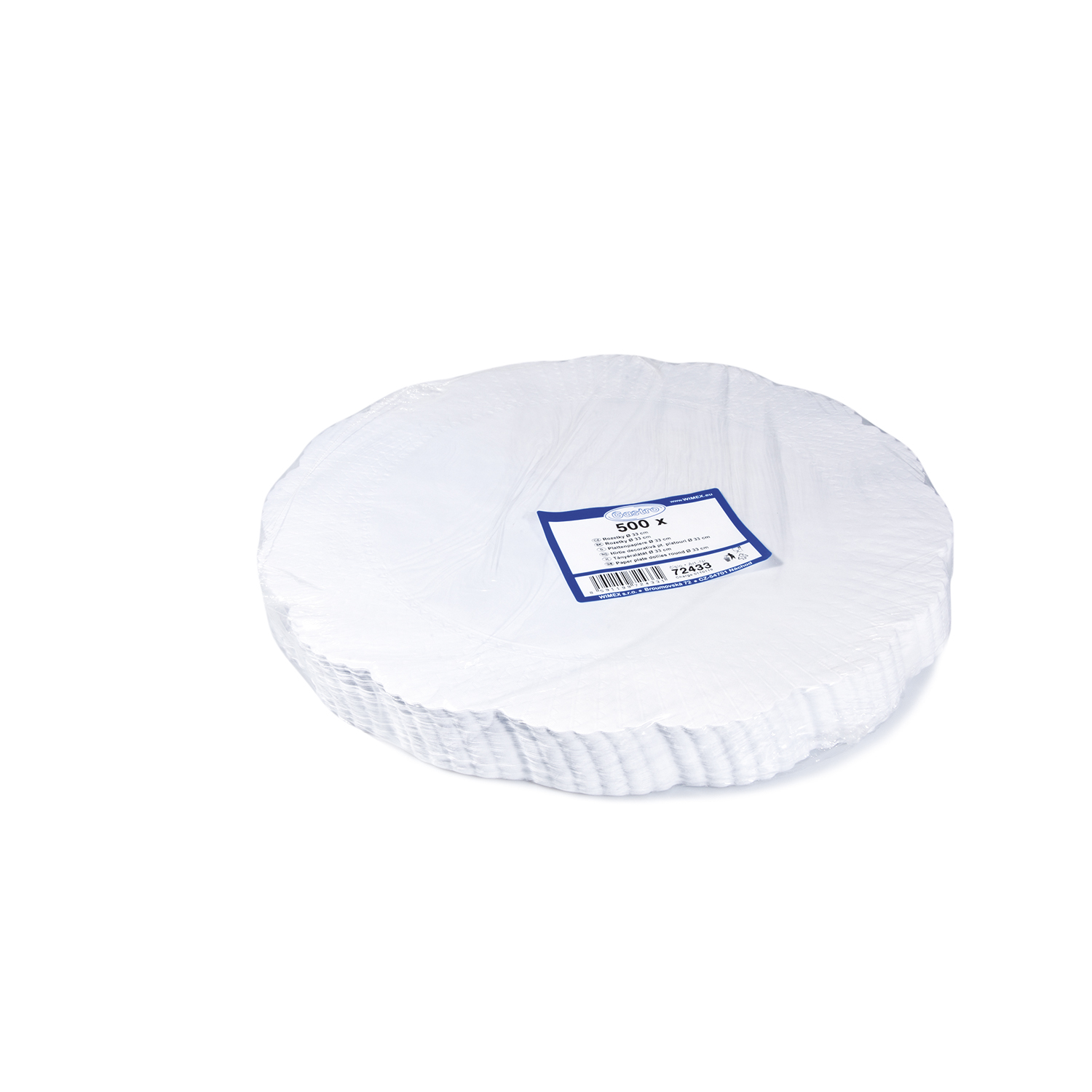 Plattenpapier weiß 32cm - 500 Stück