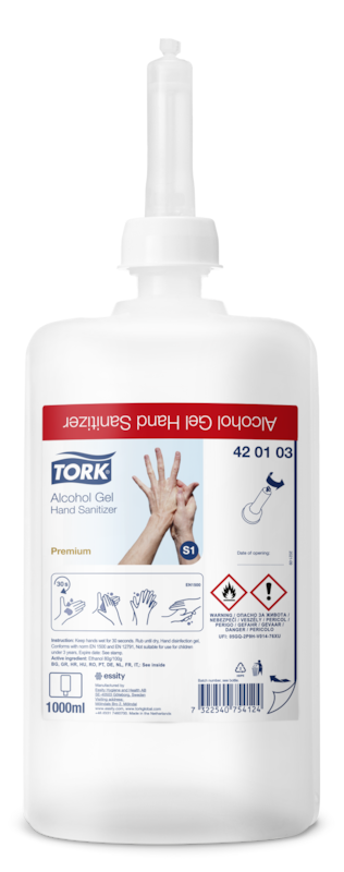 TORK-420103 Tork Händedesinfektionsgel - S1