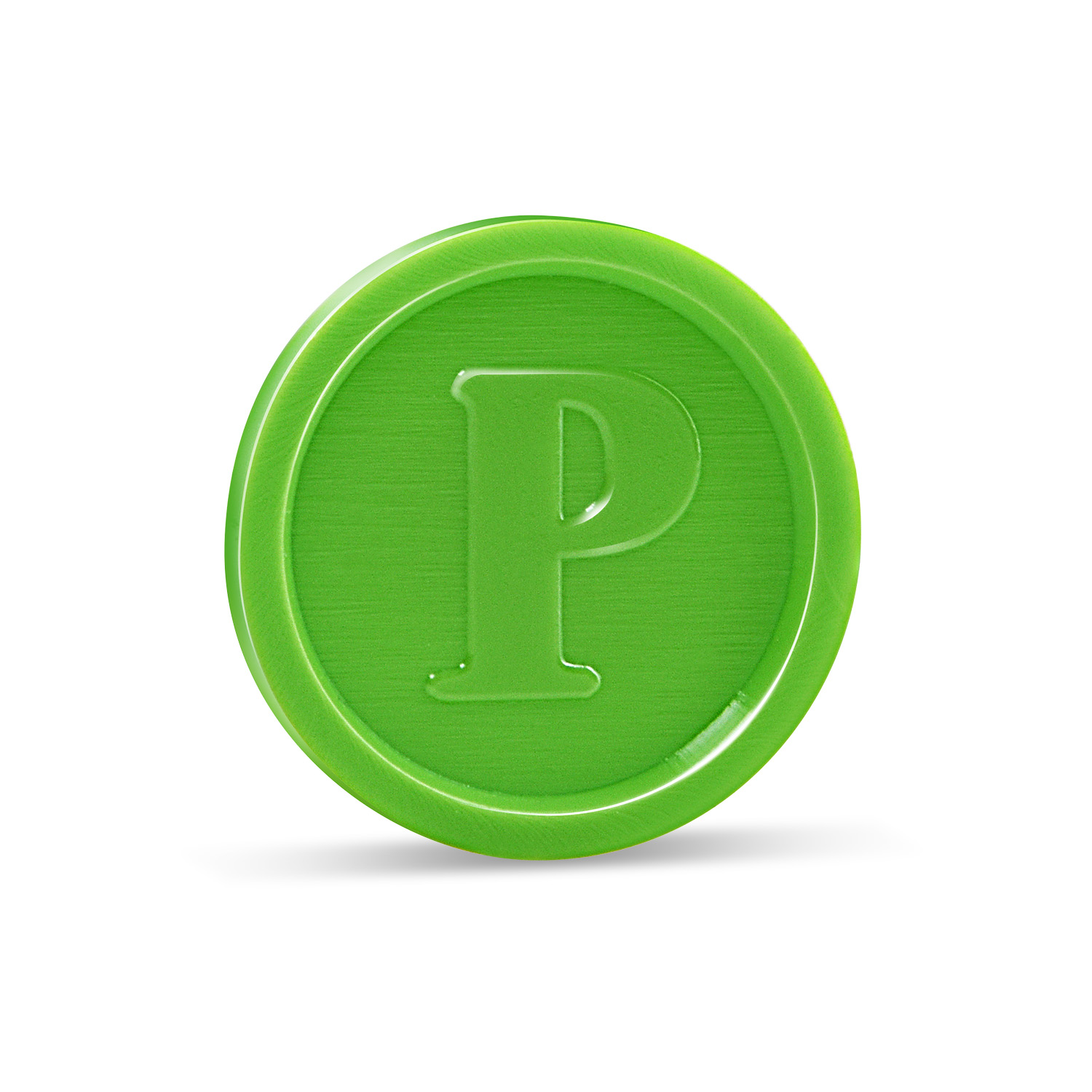 Pfandmarke (PS) grün 23mm - 100 Stück