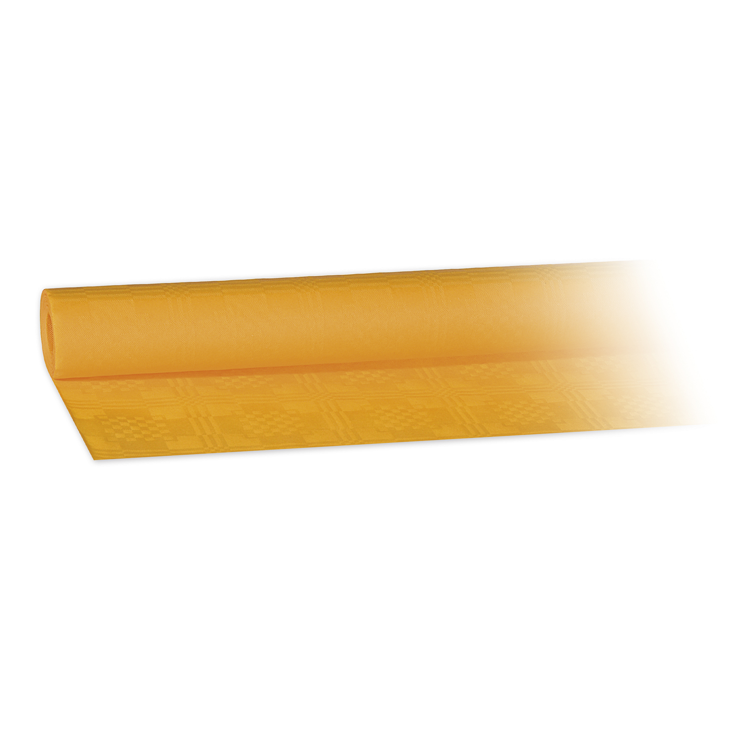 Damasttischtuch (PAP) gerollt gelb 1,2 x 8 m - 1 Stück