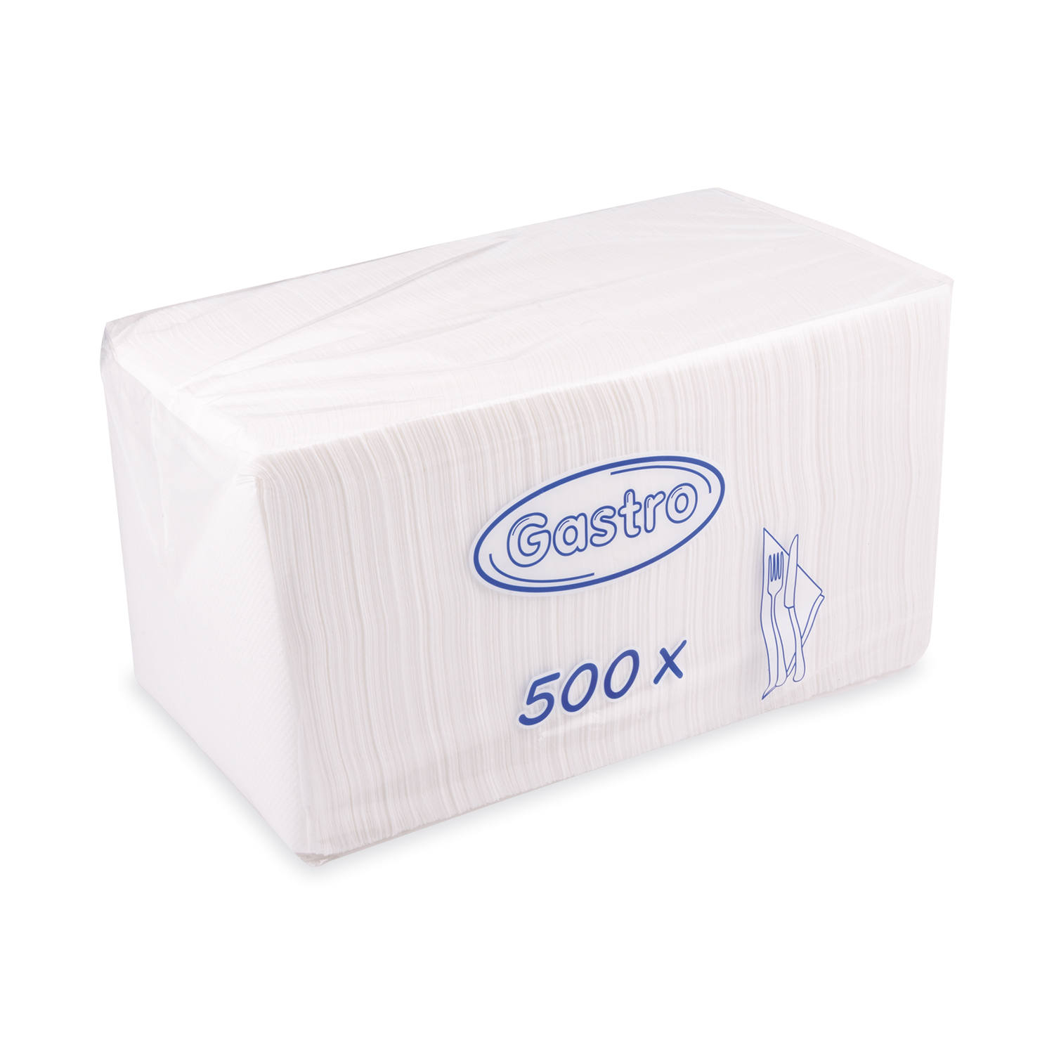 Papier-Servietten FSC Mix 33 x 33 cm weiss, 1-lagig, Packung mit 500 Stück