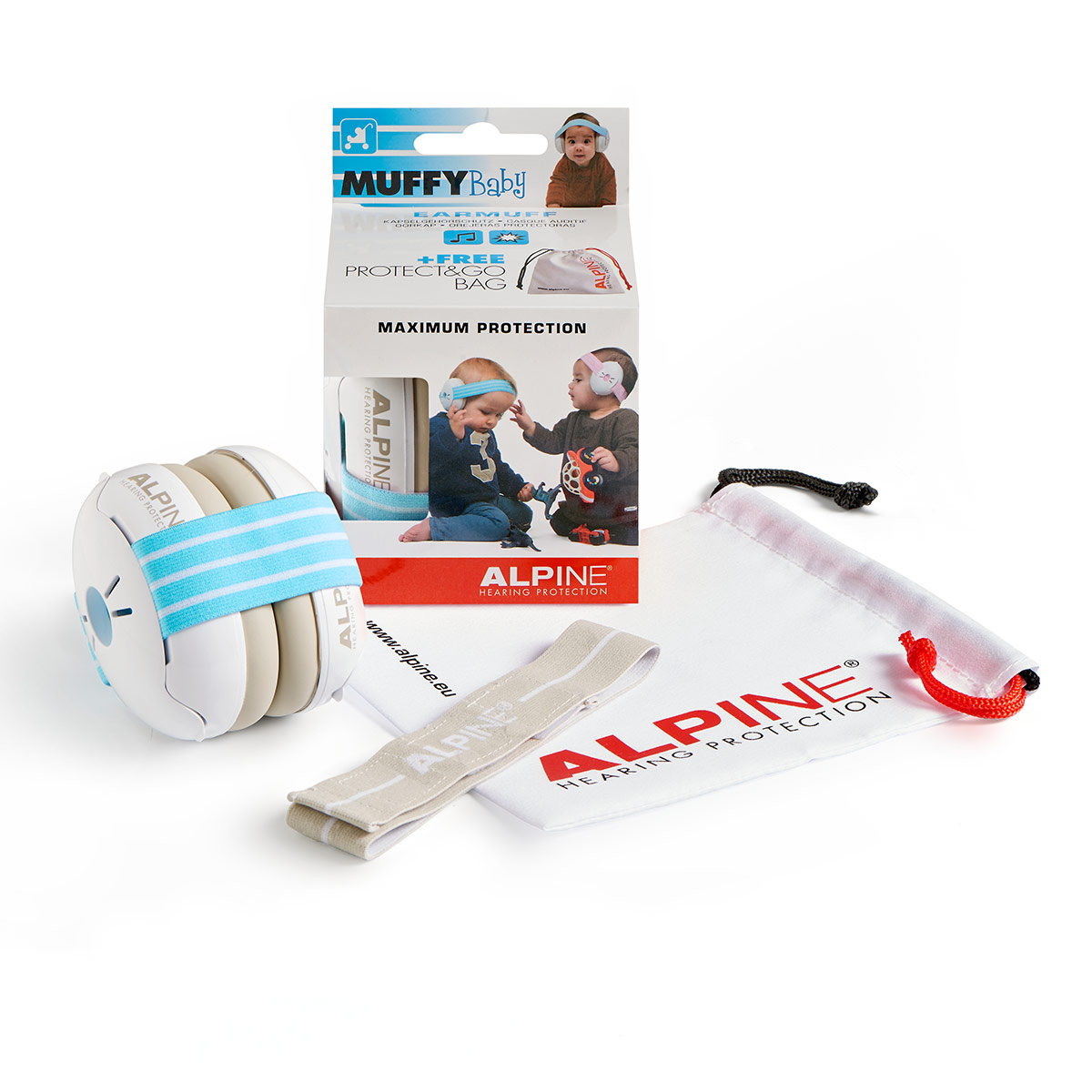 Alpine Muffy Baby Gehörschutz blau, SNR 23 dB - 1 Set