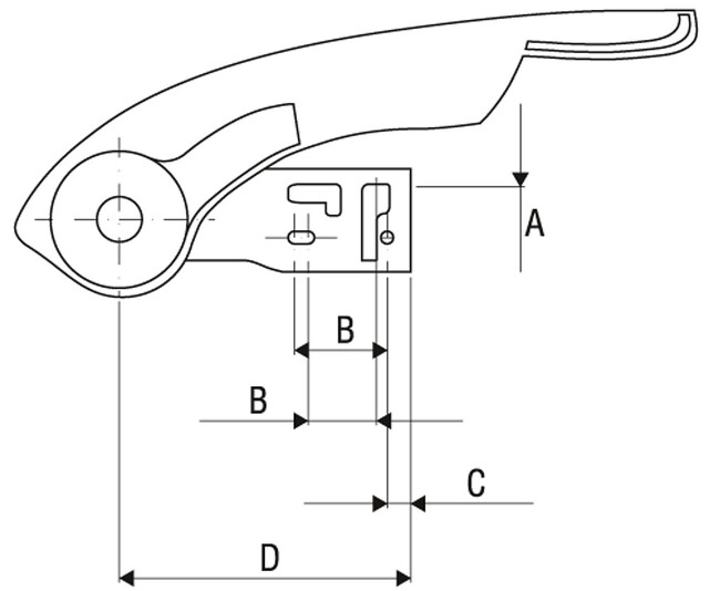 Sicherheitskupplung Al-Ko AKS 3004 horizontal / kreuz schwarzer Griff