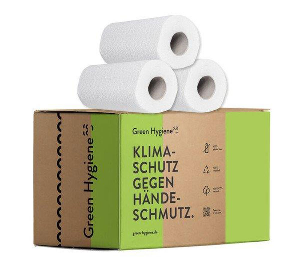 36 Küchenrollen 3-lagig weiss 100 Blatt je Rolle - 18x 2 Rollen