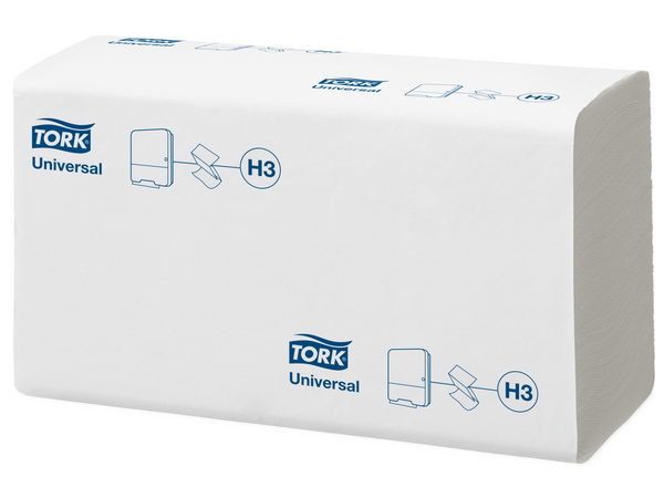 TORK 290158 Zickzack Handtuch Universal Weiß - H3