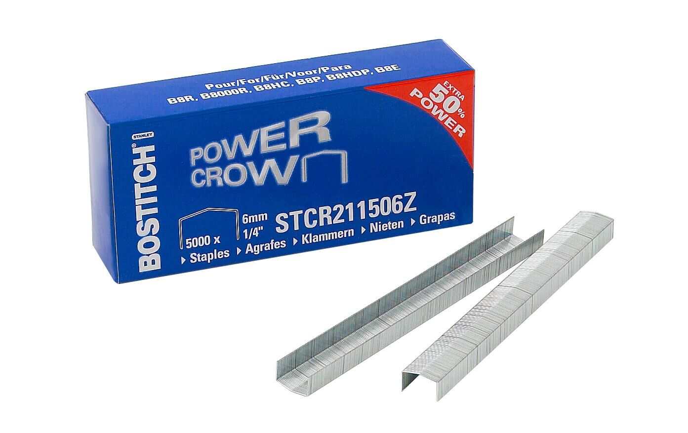 Heftklammern SB-8 6mm 5000 Stück BOSTITCH STCR21150