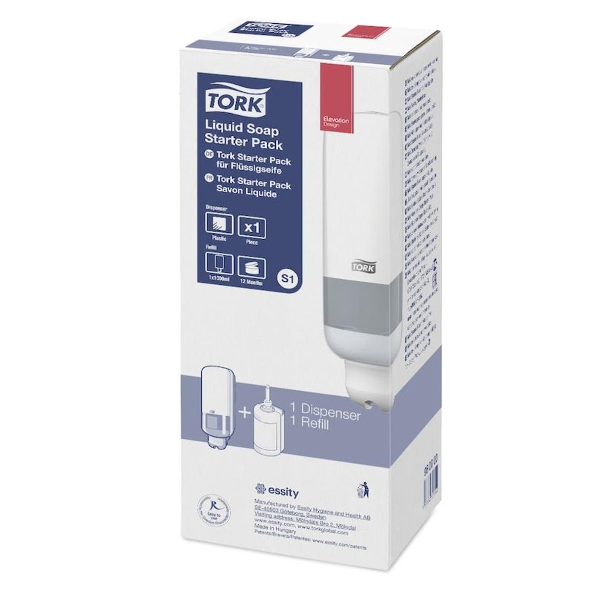 TORK 960000 Starter Pack für Flüssigseife Weiß - S1