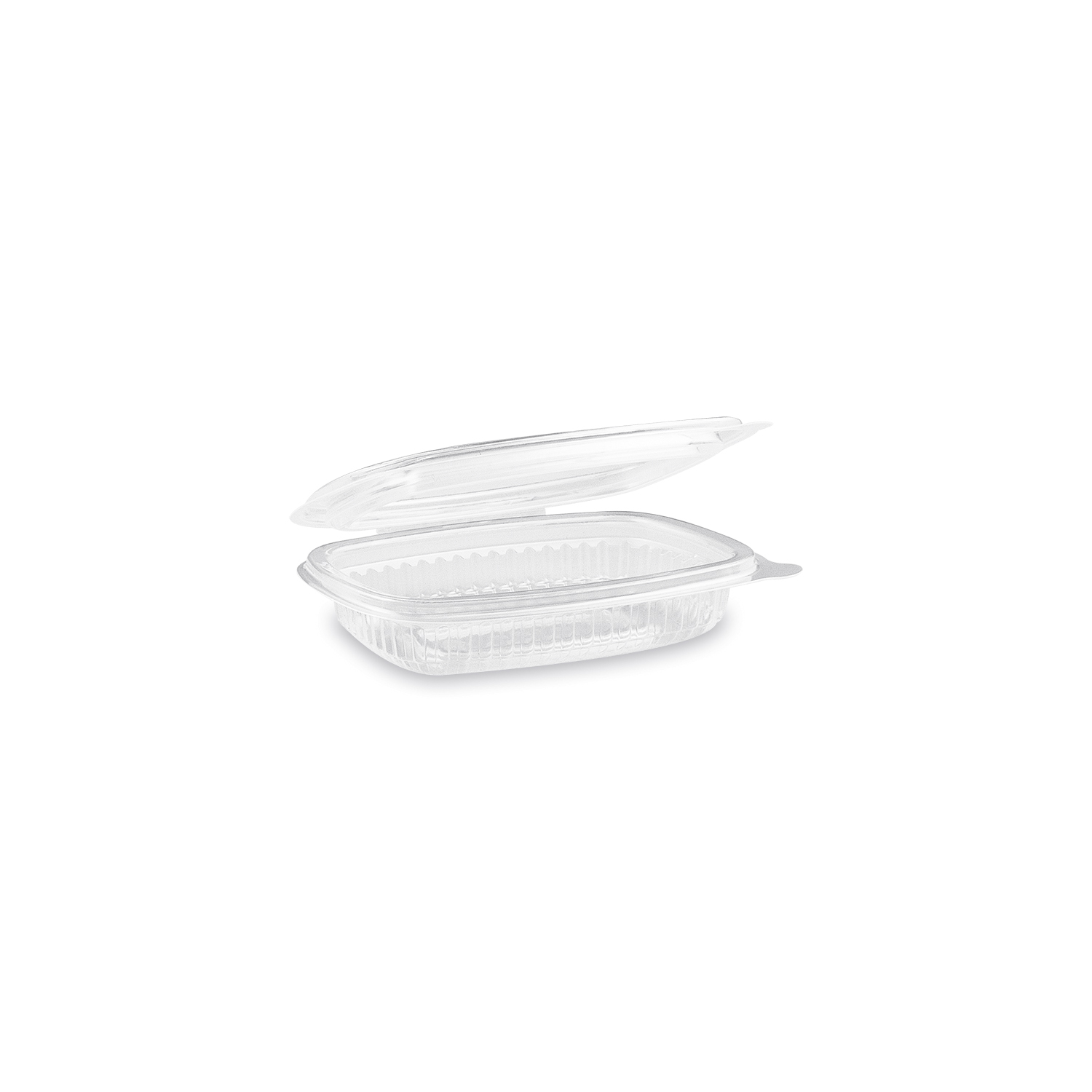 Feinkostbecher PP oval klar 125 ml für Buffet und Take-away, Packung mit 50 Stück